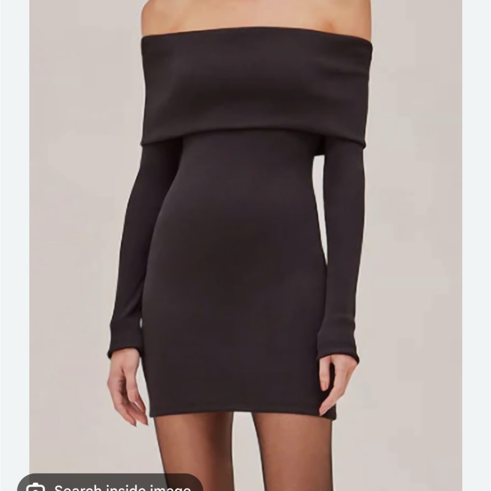 Alexis Elegant Off-Shoulder Black Dress